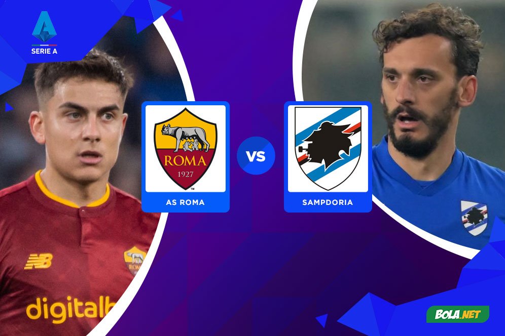 Prediksi AS Roma vs Sampdoria 2 April 2023