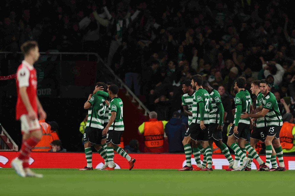 Hasil Arsenal vs Sporting Lisbon: Skor 1-1 (Agg. 3-3) Pen. 3-5 Hasil Arsenal vs Sporting Lisbon: Skor 1-1 (Agg. 3-3) Pen. 3-5