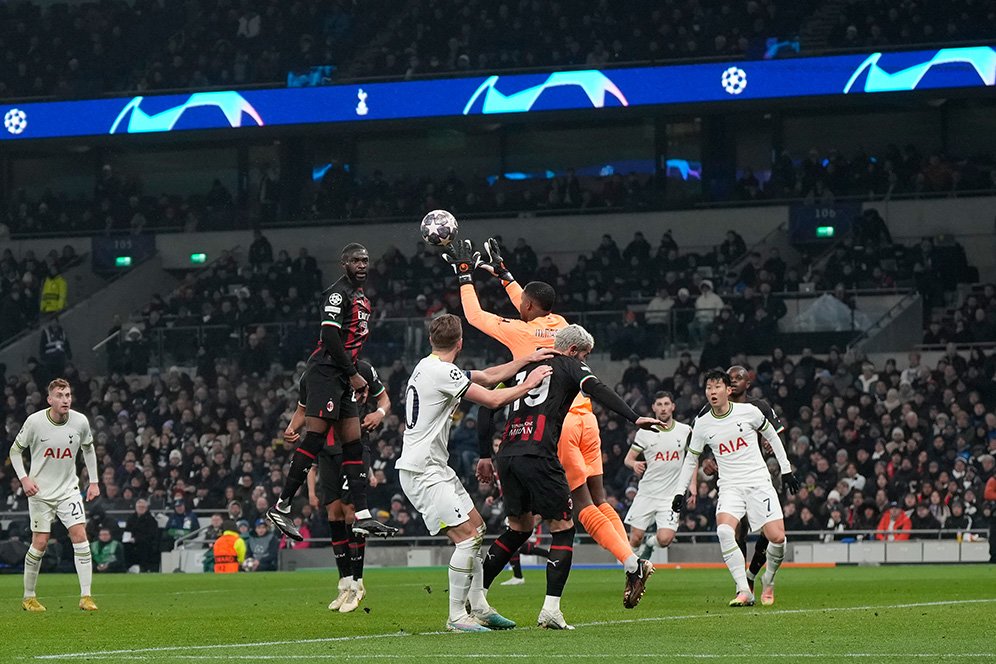 Hasil Tottenham vs AC Milan: Skor 0-0 (Agg. 0-1)