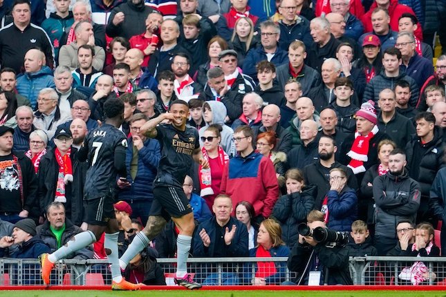 Gol Perdana Gabriel Jesus di Anfield