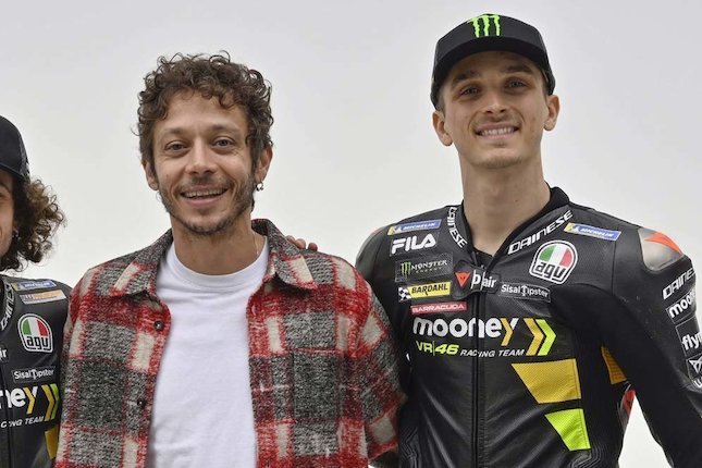 Valentino Rossi dan Luca Marini