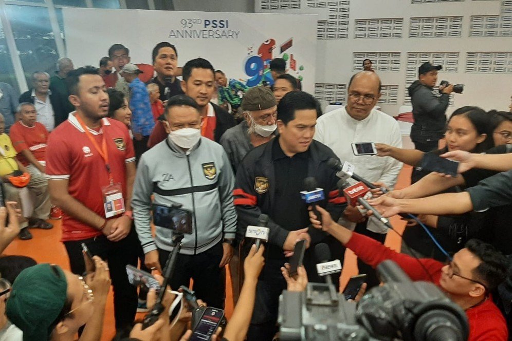 Timnas Indonesia U-22 Vs Lebanon Sepi Penonton, Erick Thohir: Kalau Pertandingan Besar, Suporter Baru Datang