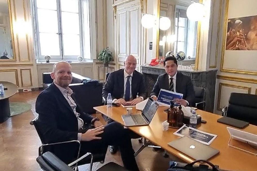 FIFA Sanksi Ringan Indonesia, Erick Thohir: Alhamdulillah FIFA Sanksi Ringan Indonesia, Erick Thohir: Alhamdulillah