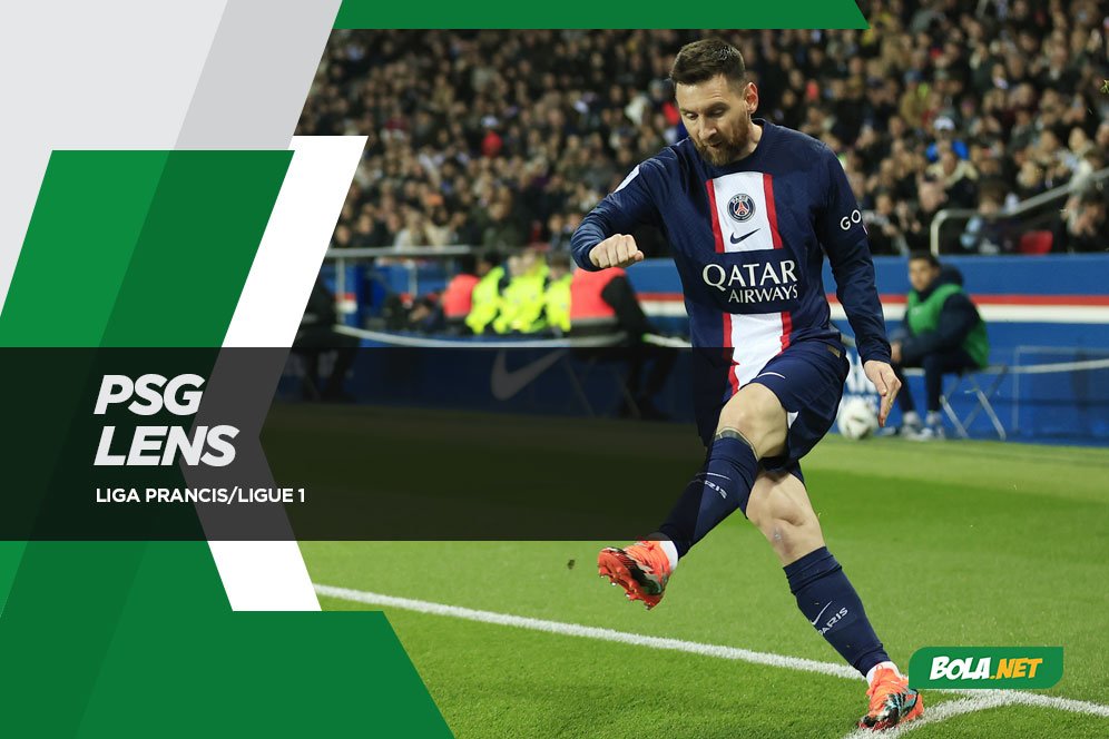 Link Nonton Live Streaming PSG vs Lens, Minggu 16 April 2023