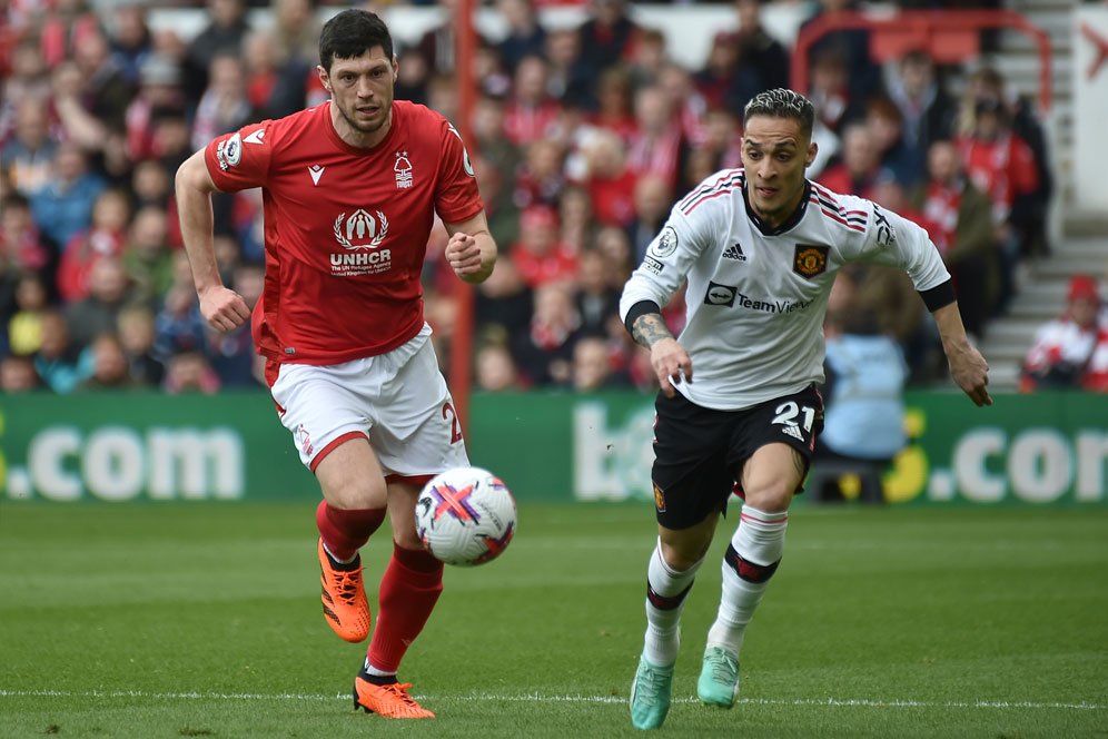 Antony Bersinar saat Manchester United Berjaya di Kandang Nottingham Forest