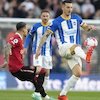 Kalah Tinggi 18 Cm, Antony Tendang dan Gelut dengan Lewis Dunk Kalah Tinggi 18 Cm, Antony Tendang dan Gelut dengan Lewis Dunk