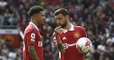 Jadon Sancho dan Bruno Fernandes Cetak Gol, MU Akhiri Musim di Posisi Tiga Besar Jadon Sancho dan Bruno Fernandes Cetak Gol, MU Akhiri Musim di Posisi Tiga Besar