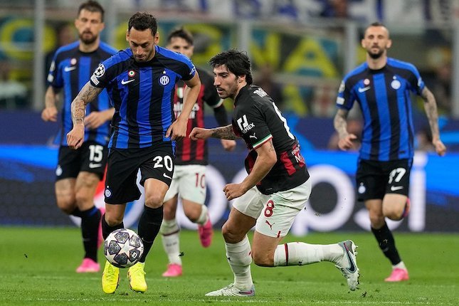 Hasil Inter Milan vs AC Milan: Skor 1-0 (Agg. 3-0)