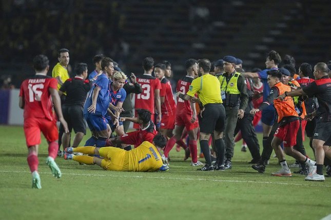 Tawuran di Final SEA Games 2023: 3 Pemain Timnas Indonesia U-22 Diskorsing 6 Laga hingga Didenda Rp15 Juta