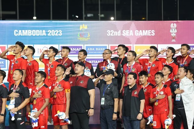 Momen-momen Menarik Indonesia U-22 vs Thailand di SEA Games 2023