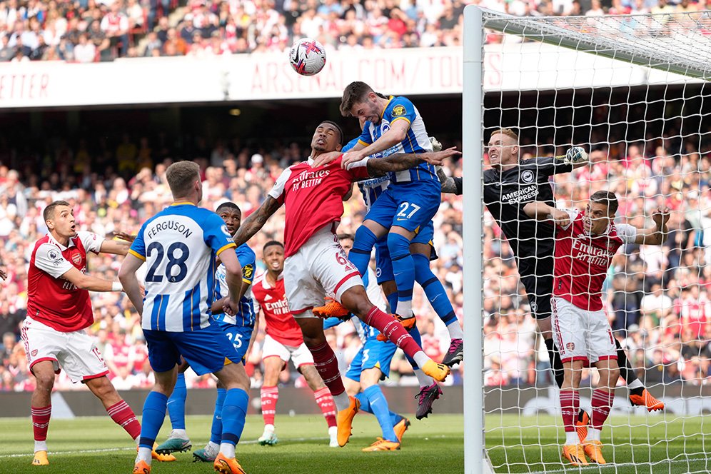 Rapor Pemain Arsenal Saat Dibekuk Brighton: Gak Buruk, tapi Juga Gak Maksimal!