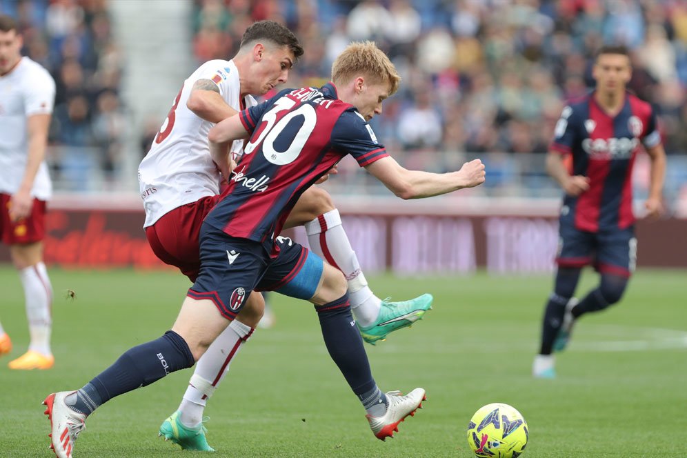 Wajah-wajah Pemain Primavera Penuhi Skuad AS Roma Ketika Jumpa Bologna