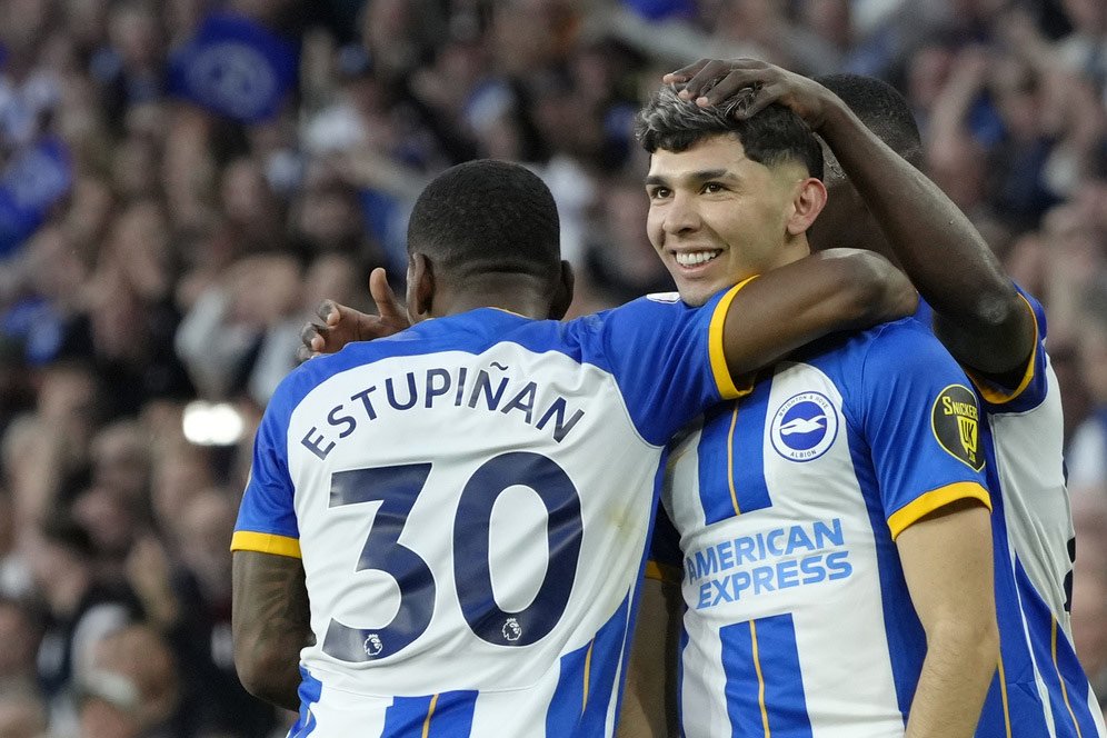 Brighton Bukan Chelsea, Mampu Imbangi Man City yang Hampir Full Team