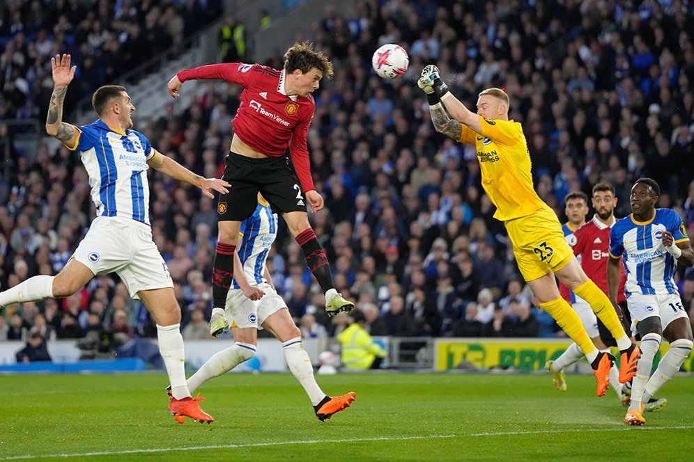 De Gea Bikin Banyak Penyelamatan Gemilang Saat MU Kalah Lawan Brighton