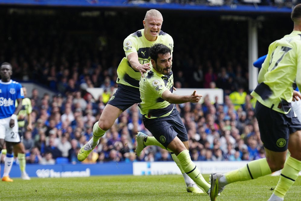 Hasil Everton vs Manchester City: Skor 0-3