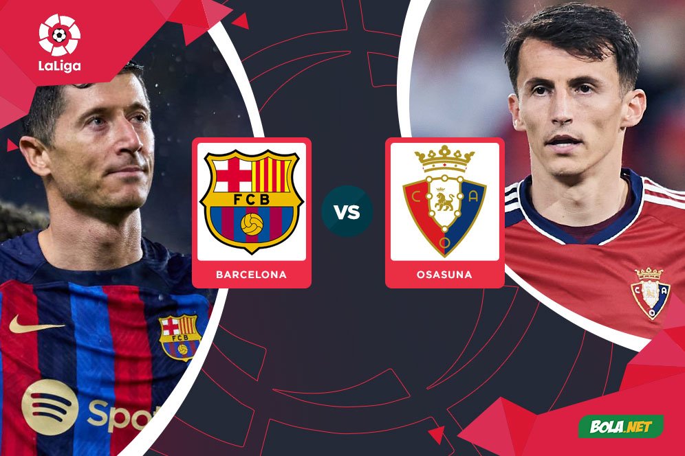 Live Streaming La Liga Barcelona vs Osasuna di Vidio Hari ini, 3 Mei 2023