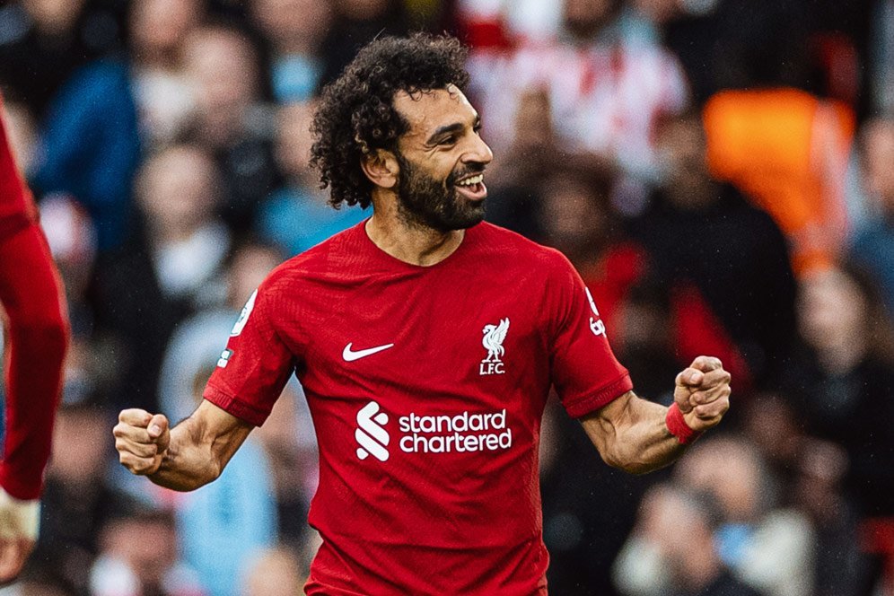 Aksi Mohamed Salah Saat Liverpool Menang Lawan Brentford