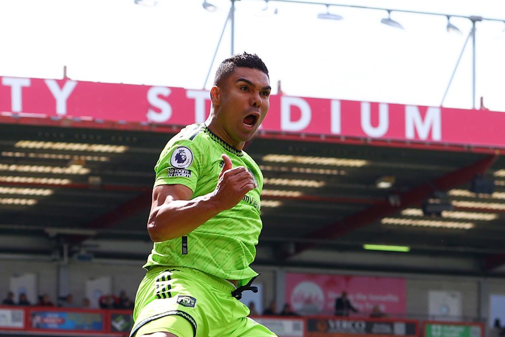 Bournemouth vs Man United: Tendangan Akrobatik Casemiro Beri Red Devils Tiga Poin