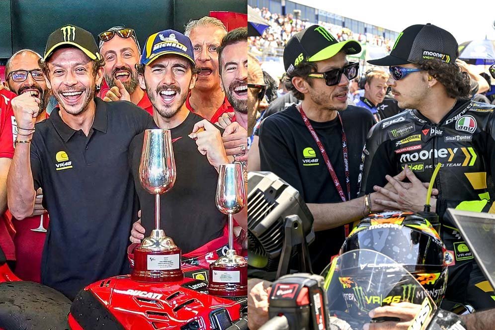 Pecco Bagnaia vs Marco Bezzecchi Makin Sengit, Valentino Rossi Doakan Tak Cekcok