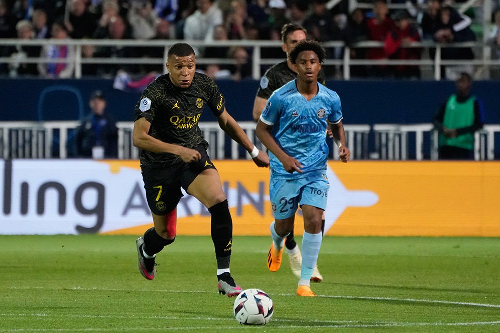 Man of the Match Troyes vs PSG: Kylian Mbappe
