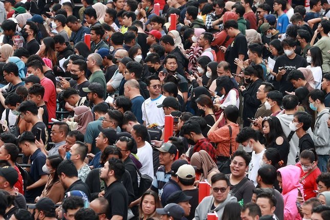 Suasana antrian