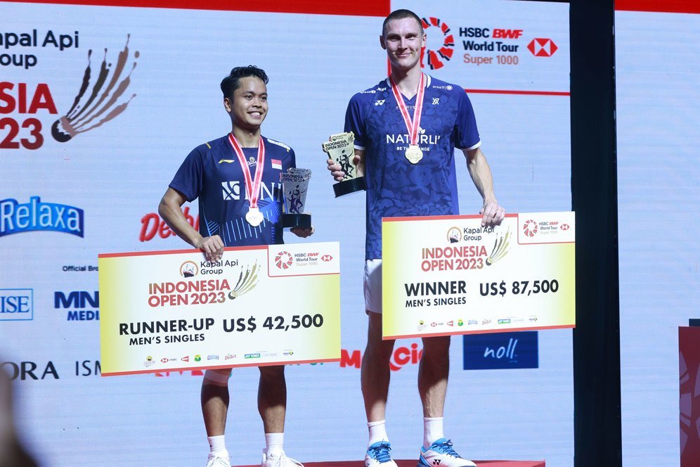 Hasil Lengkap Final Indonesia Open 2023: Tak Ada Wakil Tanah Air yang Berjaya di Kandang Sendiri