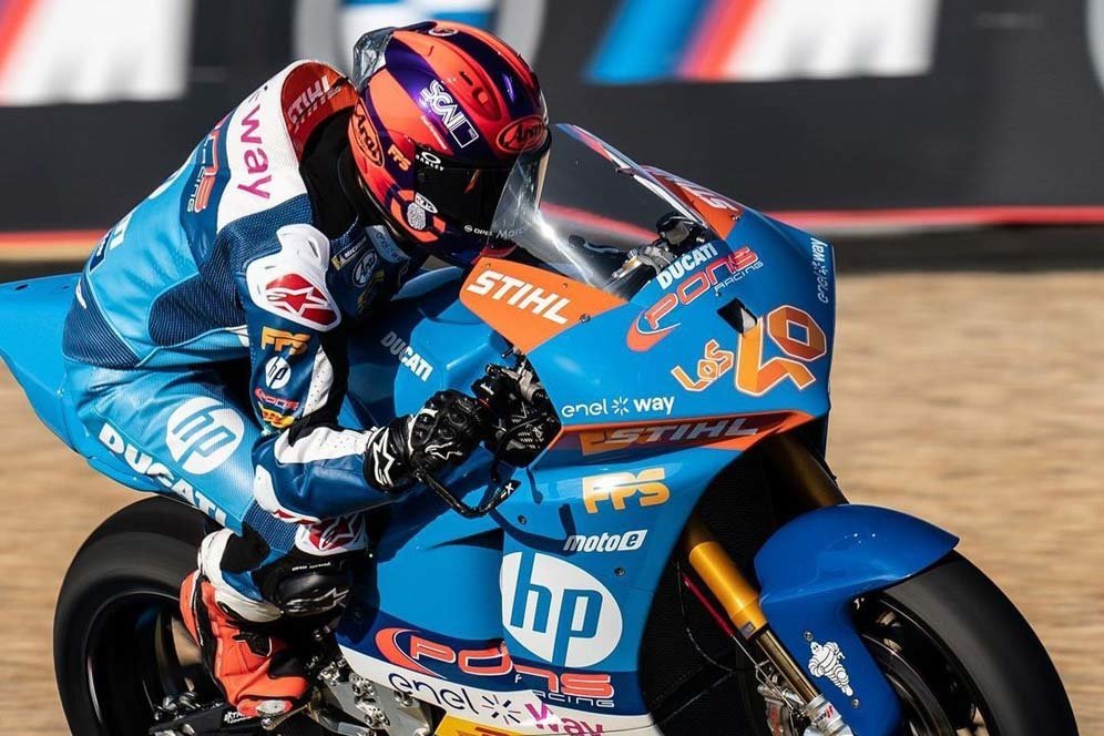 Hasil Race 2 MotoE Catalunya: Jordi Torres Jatuh, Mattia Casadei Menang