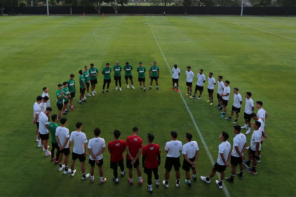 Jelang Indonesia vs Argentina, Intip Latihan Skuad Garuda yuk