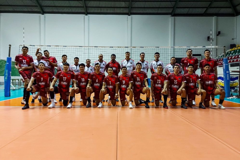 Timnas Putra Indonesia Bekuk Srilanka di AVC Challenge Cup for Men 2023