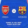 Prediksi Arsenal vs Barcelona, 27 Juli 2023