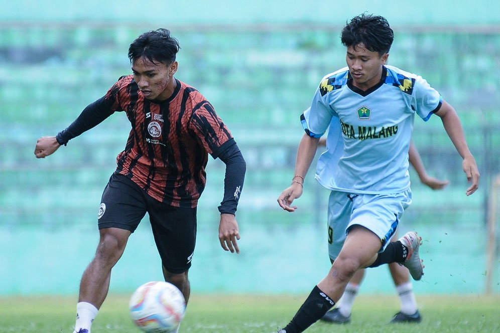 Jajal Tim Porprov Kota Malang, Arema FC Menang Tiga Gol Tanpa Balas