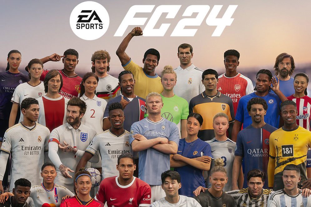 Keren! Ada Zidane, Rashford, Haaland, Hingga Van Dijk di Cover EA Sports FC24