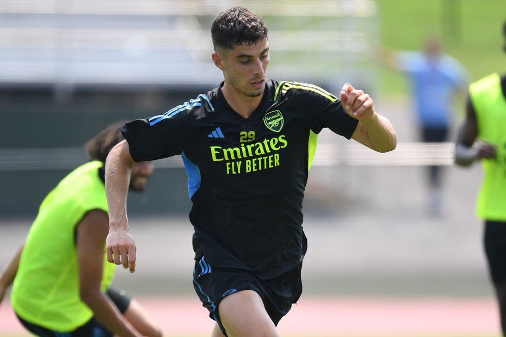 Horor! Kai Havertz Gagal Bikin Gol dari 14 Tendangan pada Cross and Volley Challenge