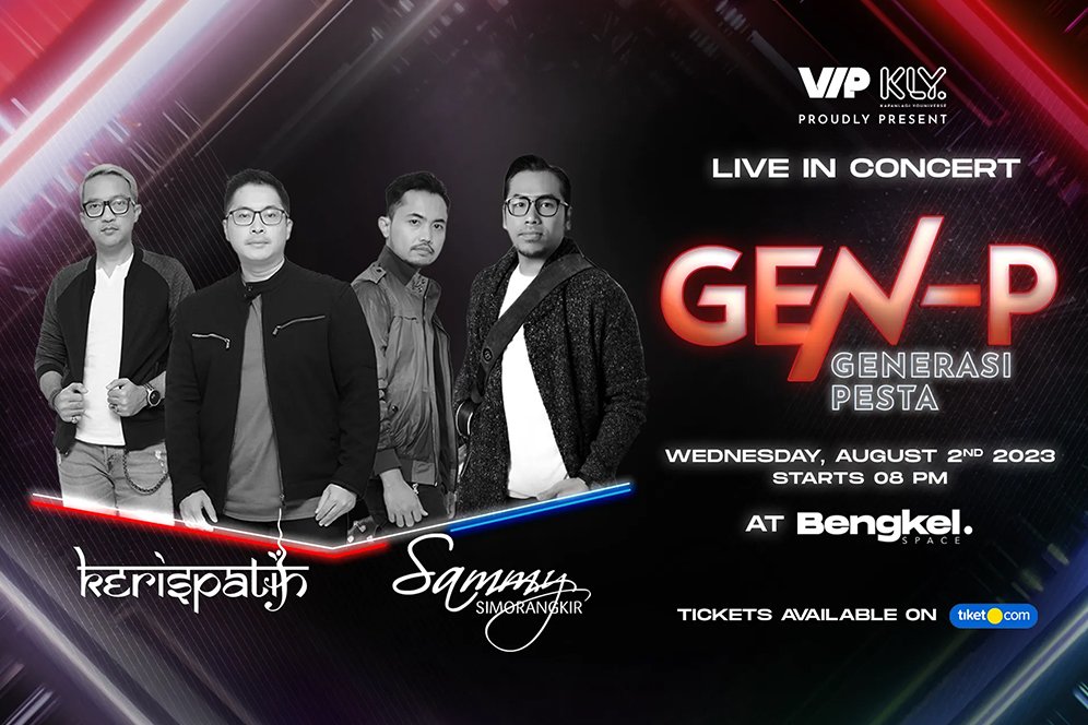 Ingin Nostalgia Lagu Kerispatih dan Sammy Simorangkir, Saksikan Konser Spesial 'Gen-P' Generasi Pesta