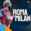 Link Live Streaming Serie A Roma vs Milan di beIN 3 dan Vidio