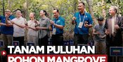 Panpel FIBA World Cup 2023 Tanam Puluhan Mangrove Jelang Jelang Piala Dunia Basket