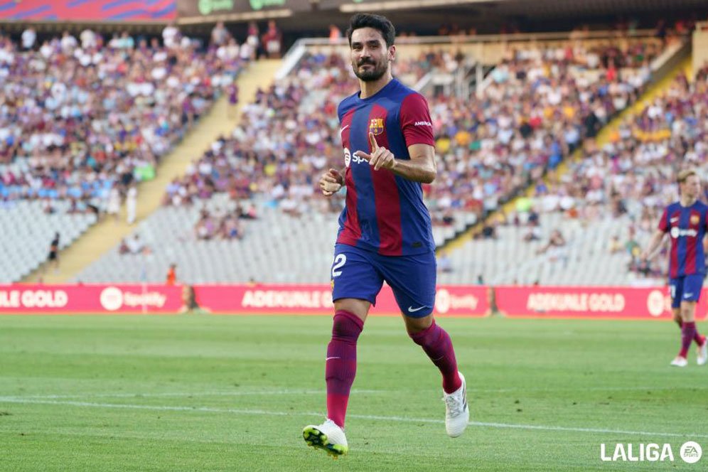 Ilkay Gundogan Mendikte Laga Barcelona vs Cadiz