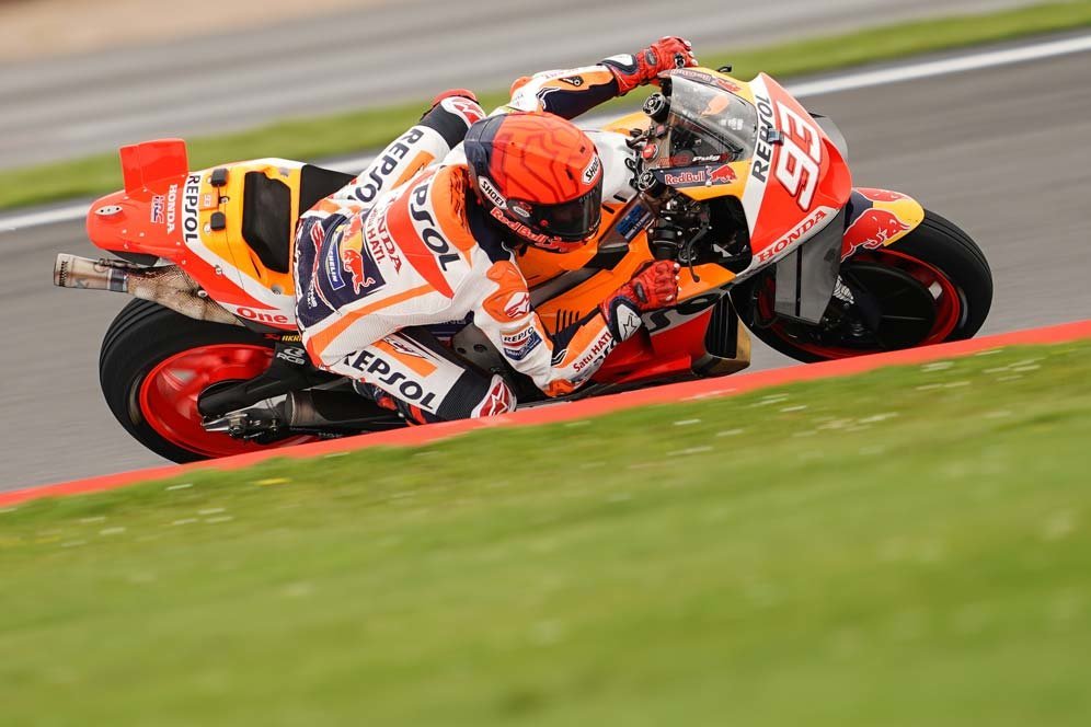 Marc Marquez Mulai Pede Kendarai Honda Meski Lagi-Lagi Gagal Finis di MotoGP Inggris