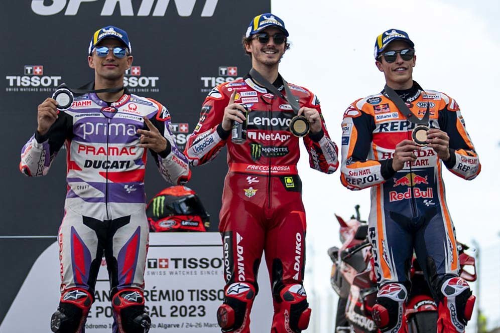 Pertama Kali Gelar Sprint Race MotoGP, Mandalika Lakukan Adaptasi Podium Pertama Kali Gelar Sprint Race MotoGP, Mandalika Lakukan Adaptasi Podium