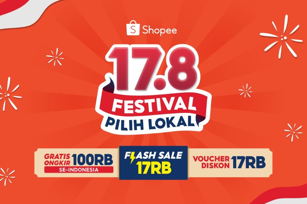 Meriahkan HUT RI ke-78, Shopee Hadirkan Shopee 17.8 Festival Pilih Lokal dengan Deretan Produk Berkualitas!