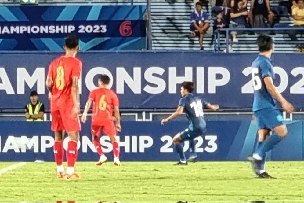 Piala AFF U-23 2023: Timnas Thailand Babat Myanmar 3-0 di Partai Perdana