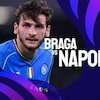 Link Live Streaming Liga Champions Braga vs Napoli di Vidio