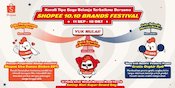 Lirik Tipe-Tipe Gaya Belanja Online dan Temukan Semua Kebutuhanmu di Shopee 10.10 Brands Festival Lirik Tipe-Tipe Gaya Belanja Online dan Temukan Semua Kebutuhanmu di Shopee 10.10 Brands Festival