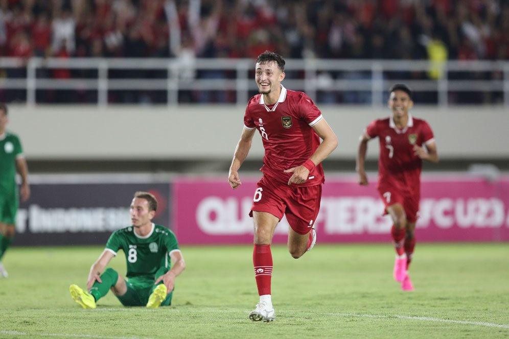 Bersinar di Laga Turkmenistan vs Indonesia U-23, Ini Ivar Jenner Apa Ivar de Jong? Nendangnya Kayak Ronaldo