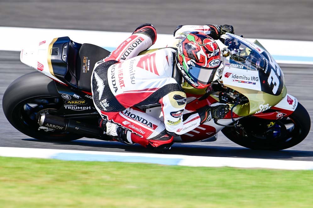 Hasil Latihan Ketiga Moto2 Jepang: Duet Honda Terdepan, Somkiat Chantra Kembali Tercepat