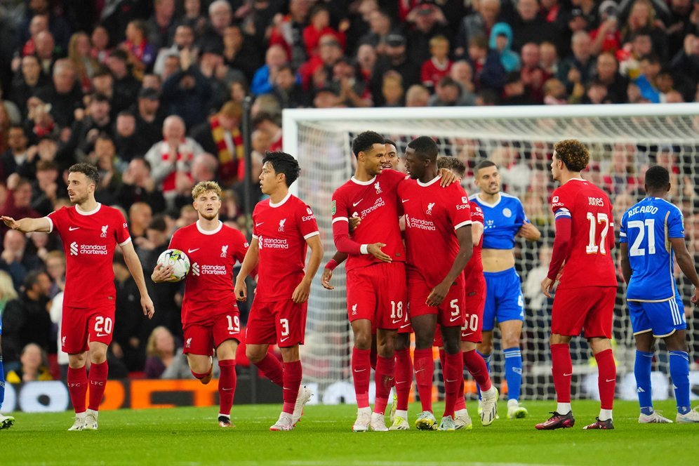 Hasil Liverpool vs Leicester City: Skor 3-1