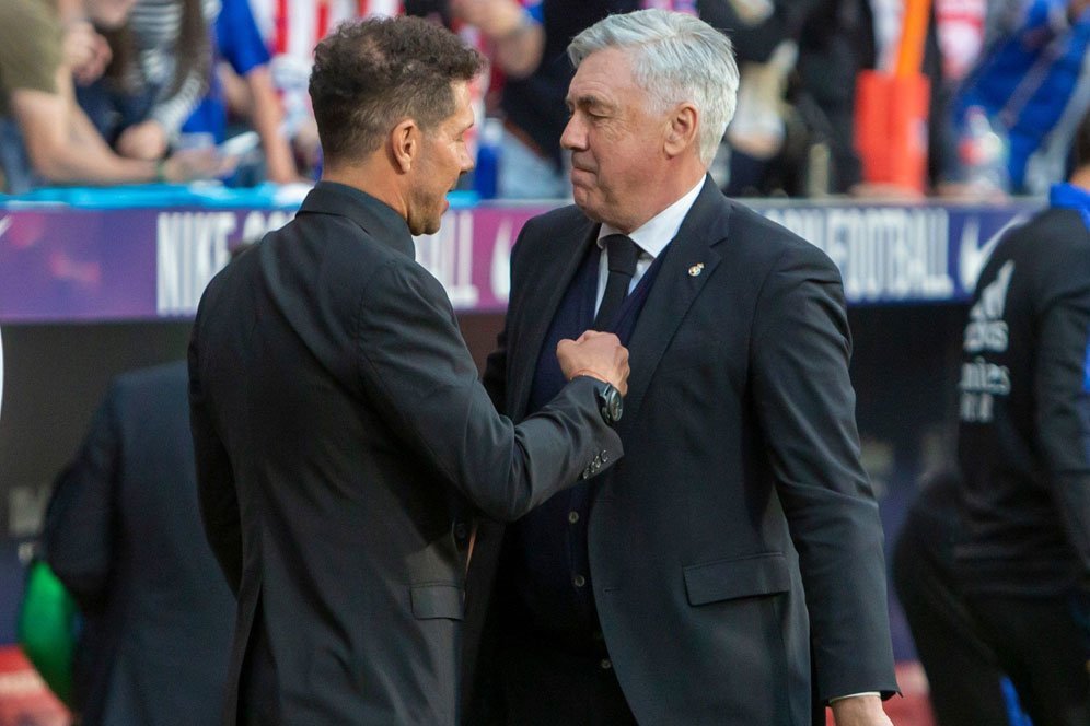 Diego Simeone vs Carlo Ancelotti: Duel Juru Taktik Kelas Dunia di Derbi Madrid