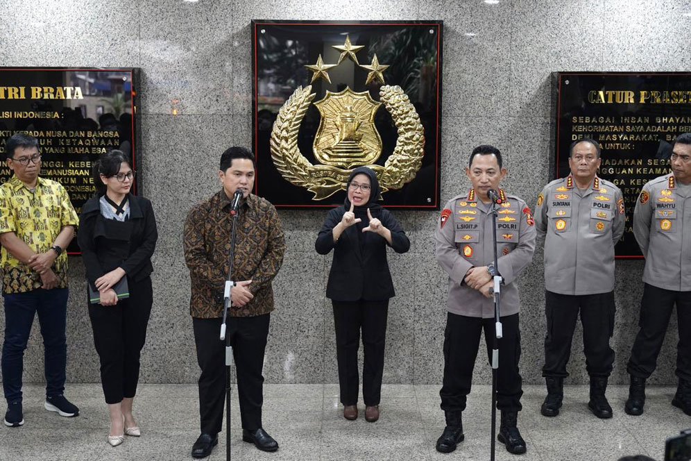 Temu Kapolri Bahas Piala Dunia U-17, Erick Thohir Pastikan Kantor FIFA di Indonesia Dibuka 10 Oktober 2023