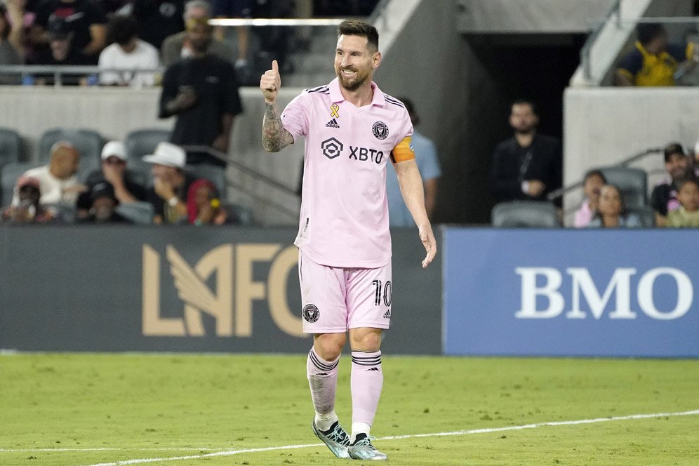 LAFC vs Inter Miami: Lionel Messi 2 Assist, Rating-nya 8 Sendiri