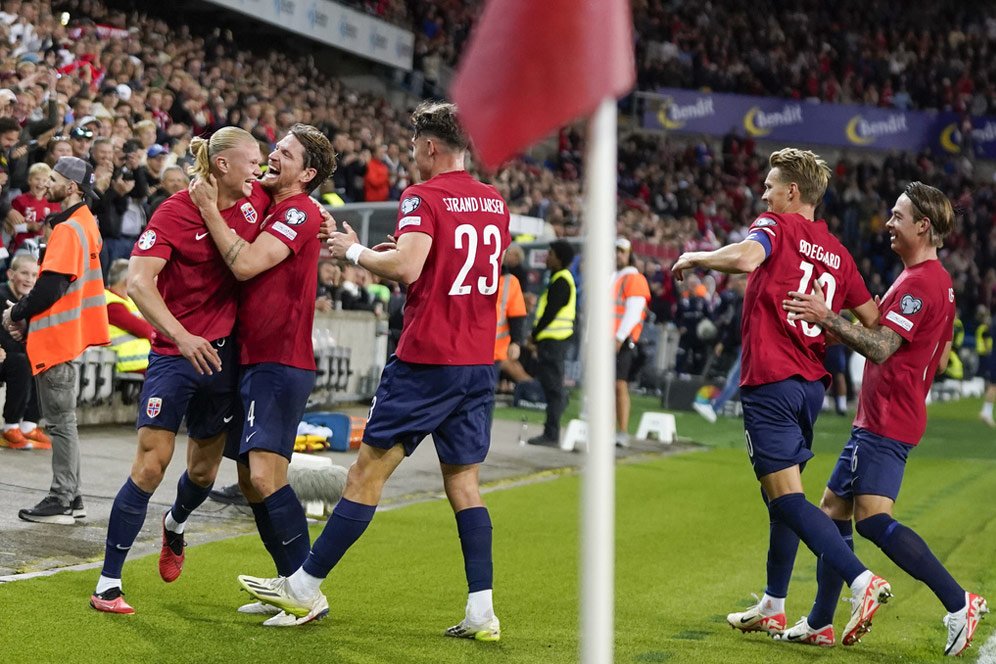Gol Keempat Erling Haaland, Kemenangan Kedua Norwegia Gol Keempat Erling Haaland, Kemenangan Kedua Norwegia